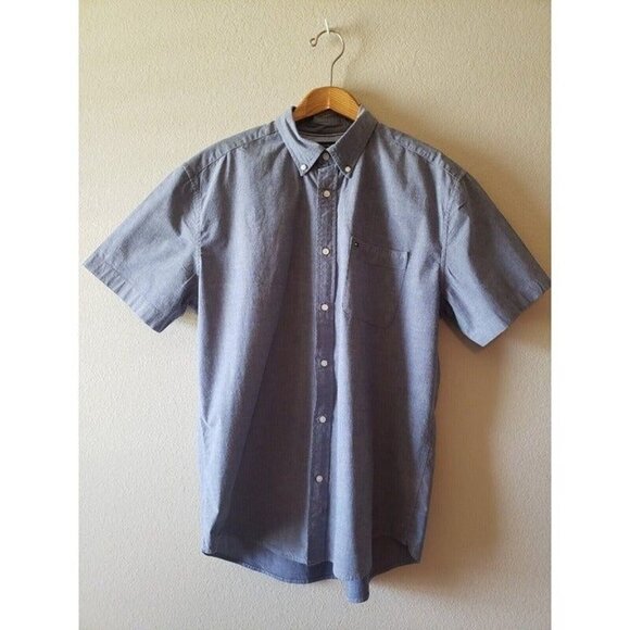 Tommy Hilfiger Other - Tommy Hilfiger Mens Classic Fit Shirt Short Sleeve Blue Chambray Button XL